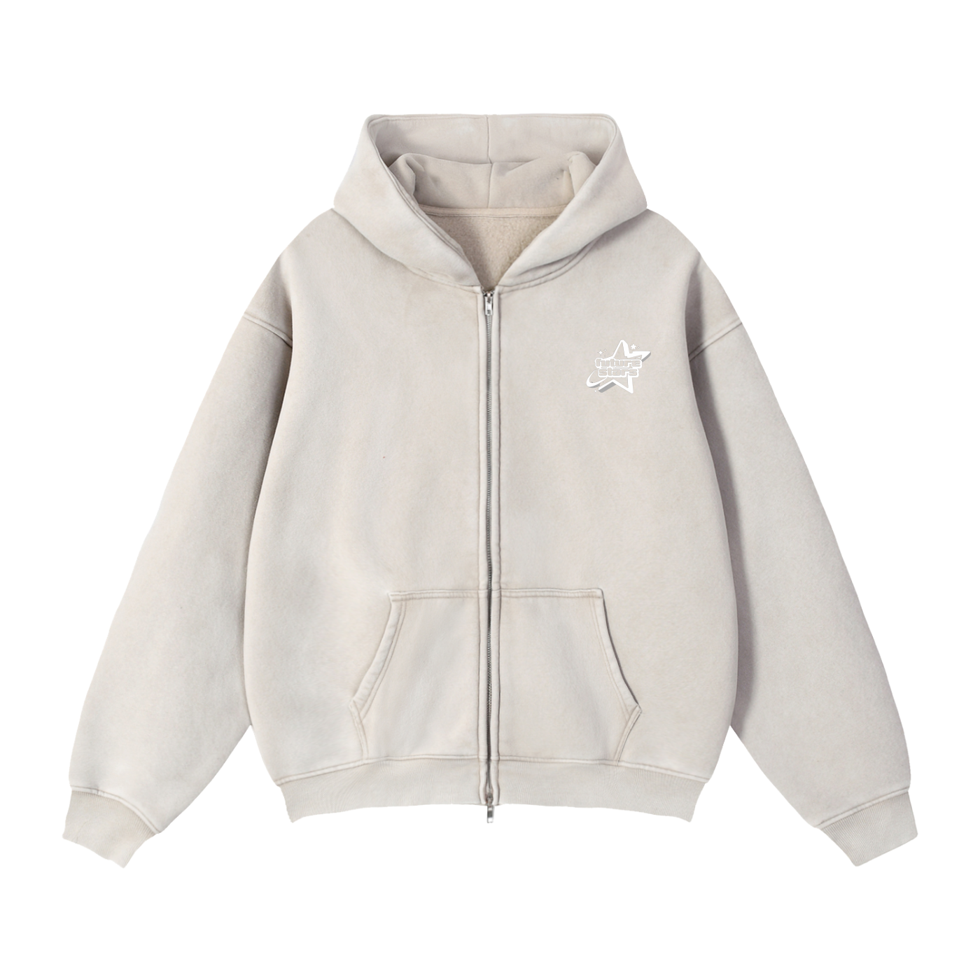 Future Stars Cotton Zip Up Sweater