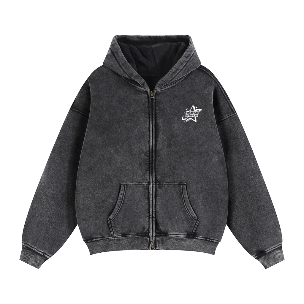 Future Stars Cotton Zip Up Sweater