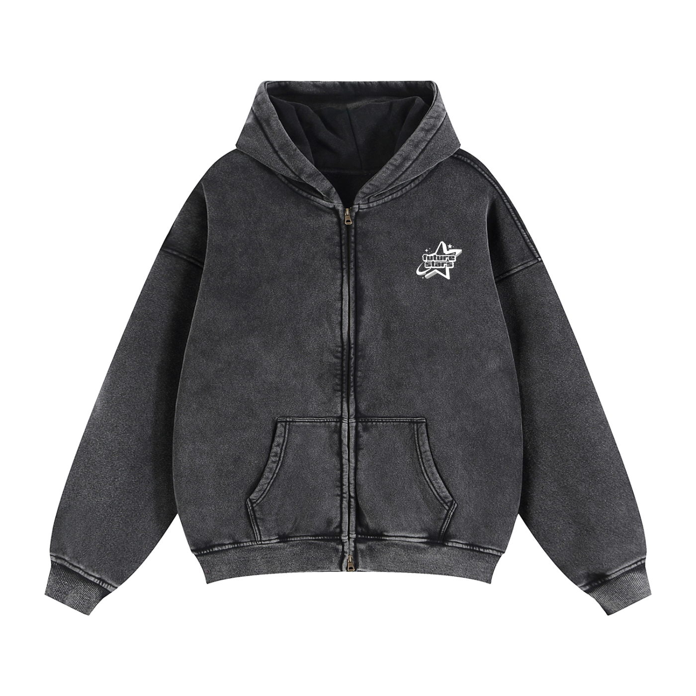 Future Stars Cotton Zip Up Sweater
